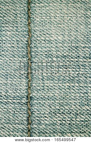 jeans texture background and seam for text area
