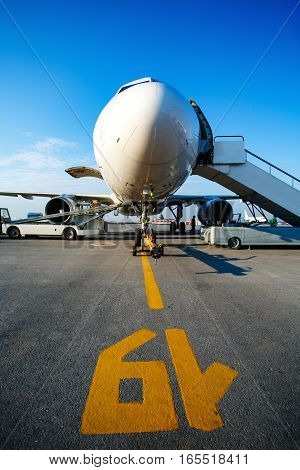 Baggage Is Loading Into Of The Aircraft