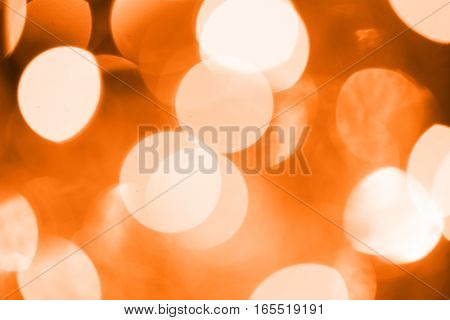 Vintage Magic Background With orange Color Festive background with natural bokeh