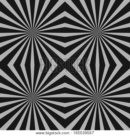 Abstract background with grey stripes and black background