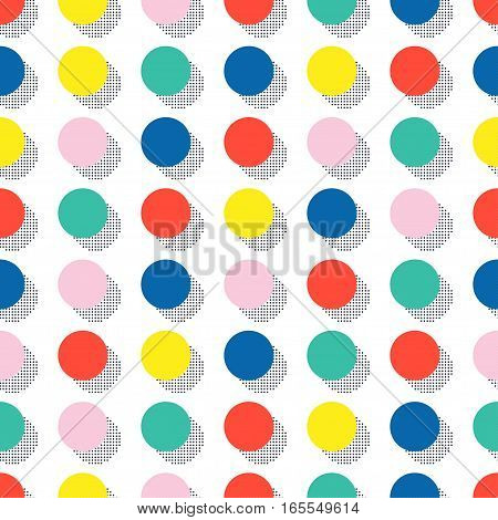 Retro memphis geometric line shapes seamless patterns. Hipster fashion 80-90s. Abstract jumble textures. Black and white. Circle, round, dot. Memphis style for printing, design, poster.