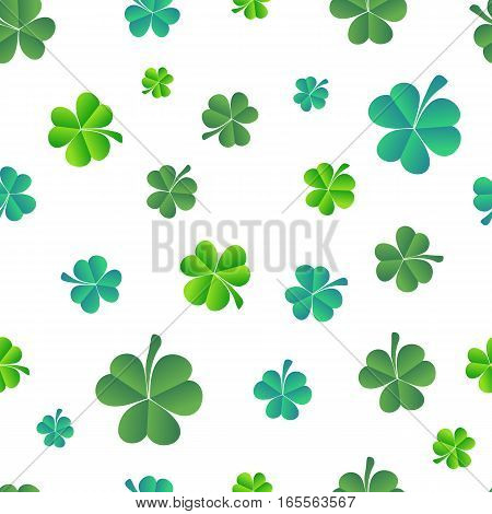 Vector Illustration of a St. Patrick's Day Background seamless pattern