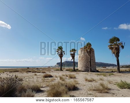 Poetto beach - Cagliari - Sardinia - Italy - beach and seaside