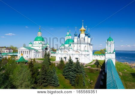 Spaso-yakovlevsky Monastery And Zachatievsky Cathedral In Rostov, Yaroslavl Oblast, Russia