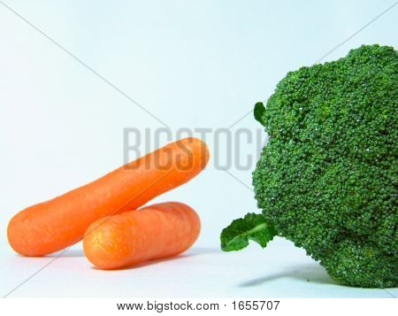 Brokkoli und Karotten