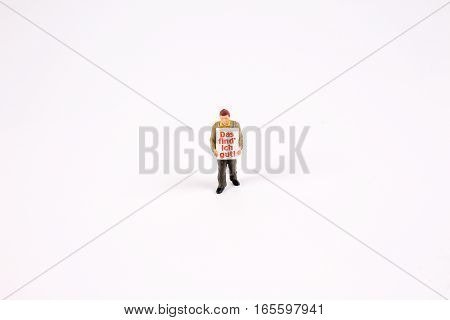 Figure Of  Sandwichman Sell Notices