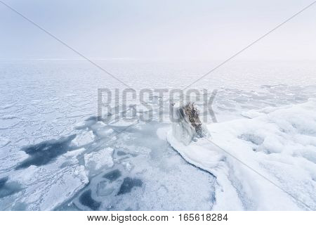 Bright winter landscape / bright winter photo beautiful warm day Ukraine