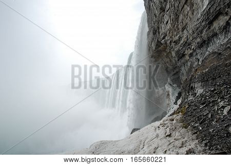 Niagara Falls in Winter in Journey Behind the Falls