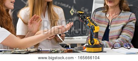 Students During Biorobotics Lectures