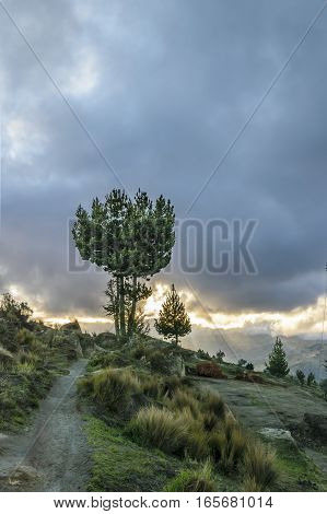 Dirty Road Quilotoa, Latacunga, Ecuador