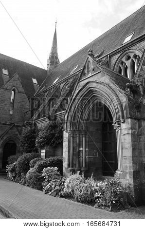 An external view of a church building in Perth