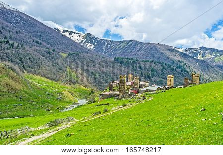 The Towers In Mountains