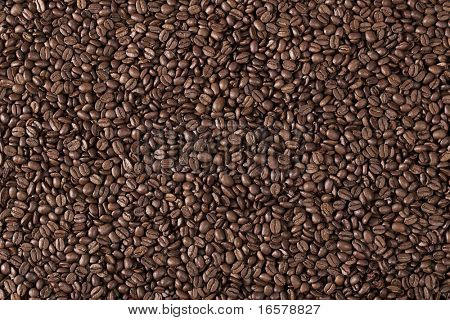 ภาพพื้นหลังของเมล็ดกาแฟจำนวนมากที่บรรจุรูปภาพ