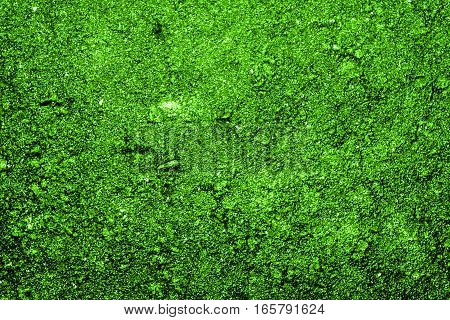 Texture of the soil, soil texture, nature background, green soil, green abstraction, grunge nature background, bright green, ground