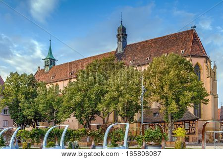 Church of St. Matthew (former church of the Franciscans then Protestant church Saint Matthew) Colmar Alsace France