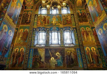 Church Of The Savior On Spilled Blood In Russia