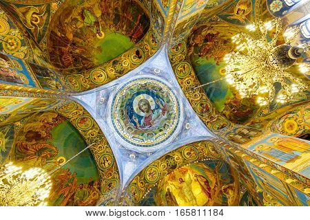 Church Of The Savior On Spilled Blood In Russia