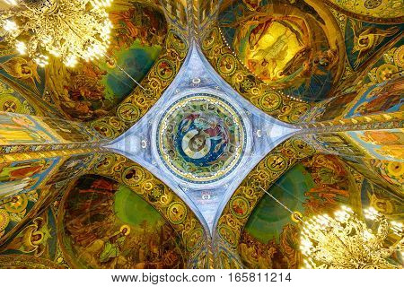 Church Of The Savior On Spilled Blood In Russia