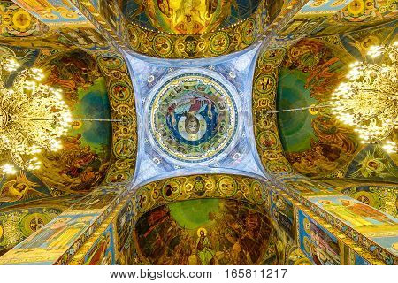 Church Of The Savior On Spilled Blood In Russia