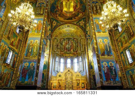 Church Of The Savior On Spilled Blood In Russia