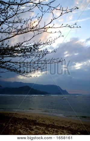 Princeville Bay em Kauai, Havaí