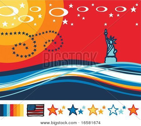 USA navržen krajina