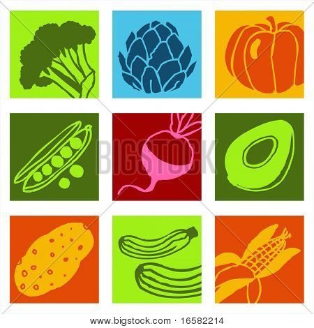 Zelenina ikony 2