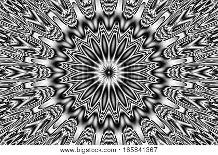 Image of the abstract pattern - kaleidoscopic pattern