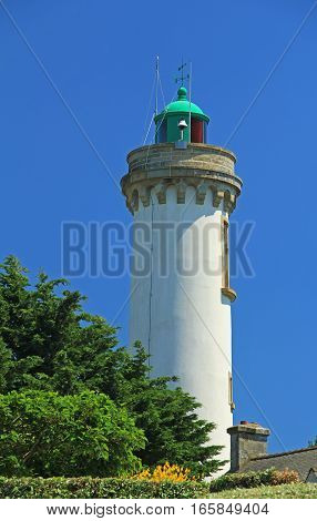 Lighthouse of Arzon Gulf of Morbihan Brittany France