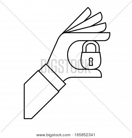 security or privacy related icons image vector illustration design