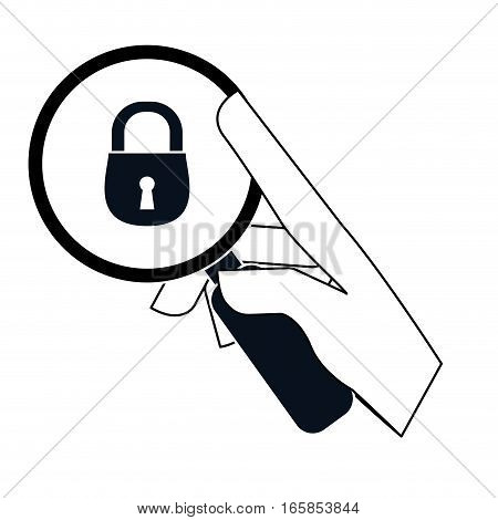 security or privacy related icons image vector illustration design