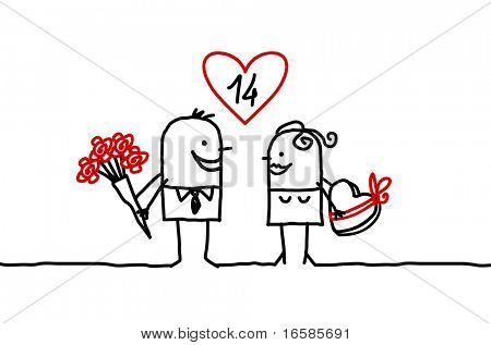 pareja y San Valentín