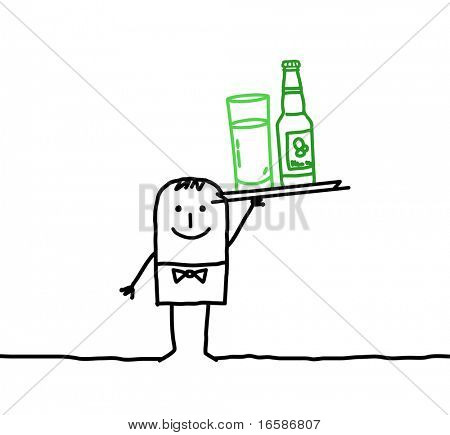 ウェイター & ドリンク