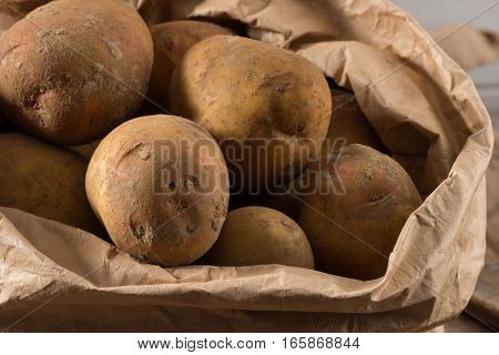 Potatoes In A Paper Sack