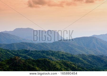 Sunset At Look Rock In Great Smoky Mountains National Park
