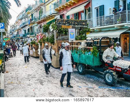 Hdr Carnival Celebrations In Loano