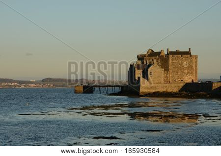 A view along the coast toward Blackness castle