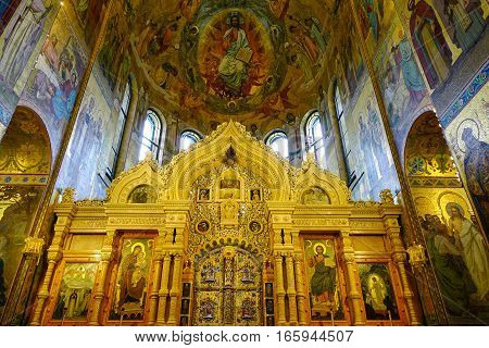 Church Of The Savior On Spilled Blood In Russia