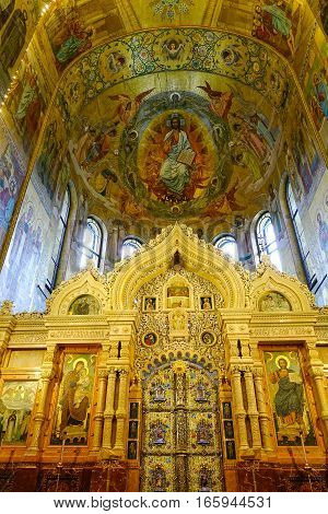 Church Of The Savior On Spilled Blood In Russia