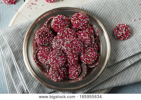 Valentine's Red And White Chocolate Nonpareils