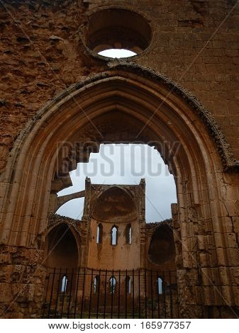 Ruin Of Mediavel Gothic Church In Famagusta