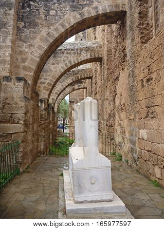 Ruin Of Mediavel Gothic Church In Famagusta