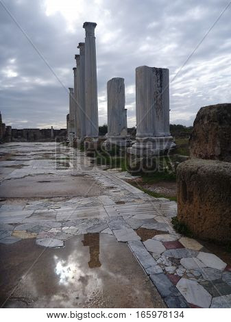 Ancient Greek Archeological Site Salamis