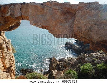 Beautiful Rocky Shore Of Cyprus