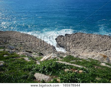 Beautiful Rocky Shore Of Cyprus