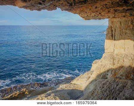 Beautiful Rocky Shore Of Cyprus