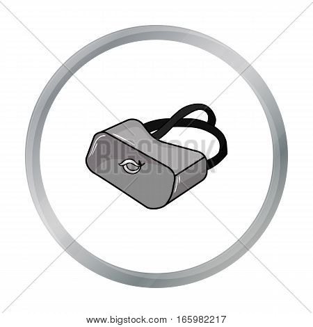 Virtual reality glasses icon in cartoon style isolated on white background. Virtual reality symbol vector illustration.