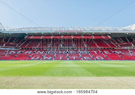 Manchester, England - July 19 2016 : Old Trafford Stadium The Home Of Manchester United. It Is The L