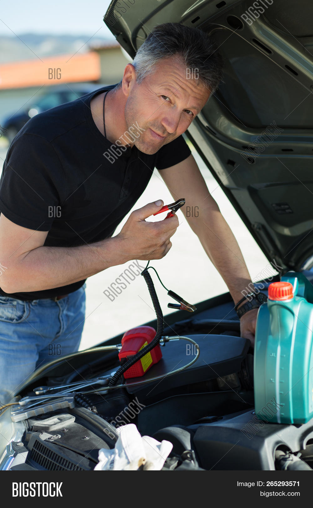 Oil Change Car. Man Image & Photo (Free Trial) Bigstock