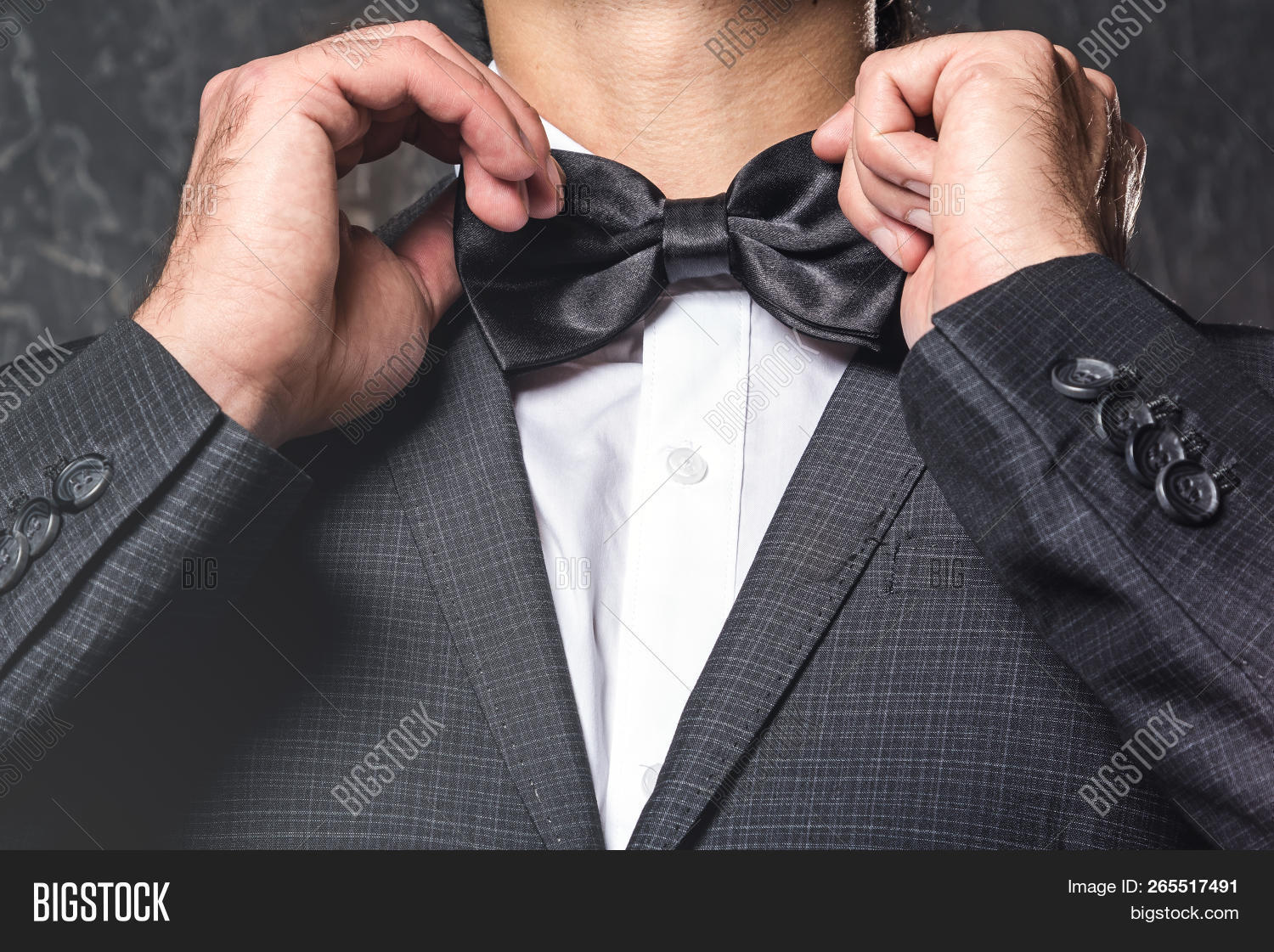 Man Wearing Bow Tie Image & Photo (Free Trial) Bigstock